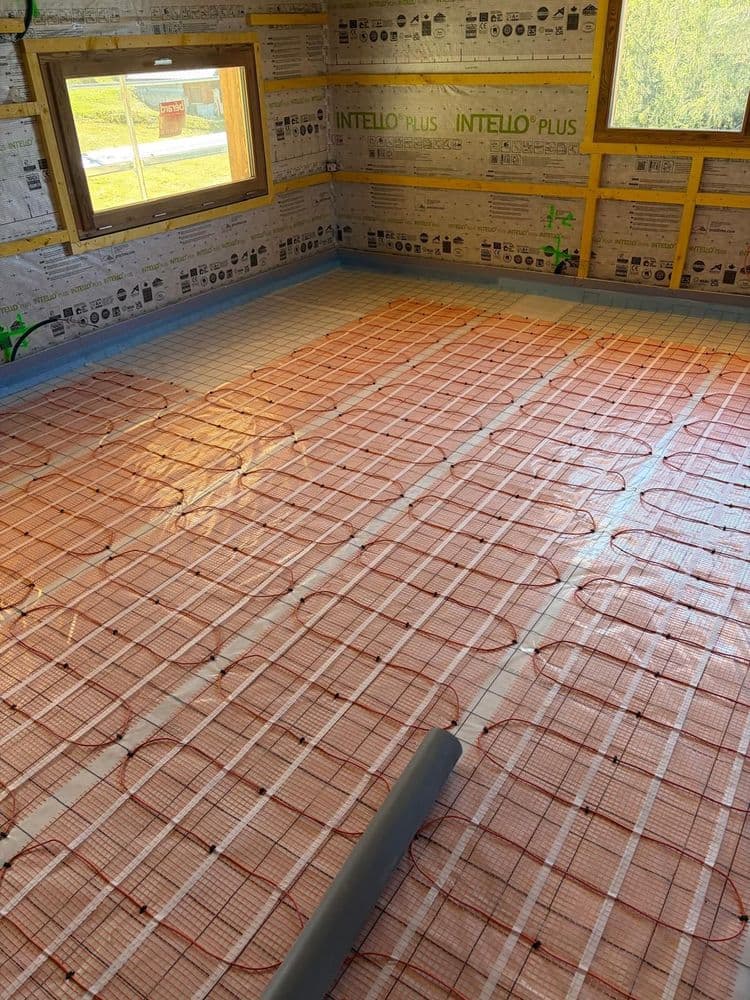 pose plancher electrique